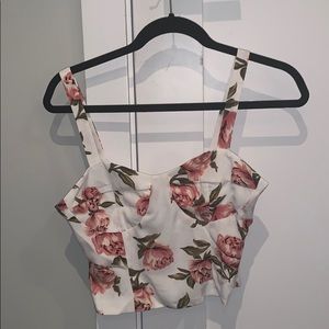 Superdown floral bustier size XS